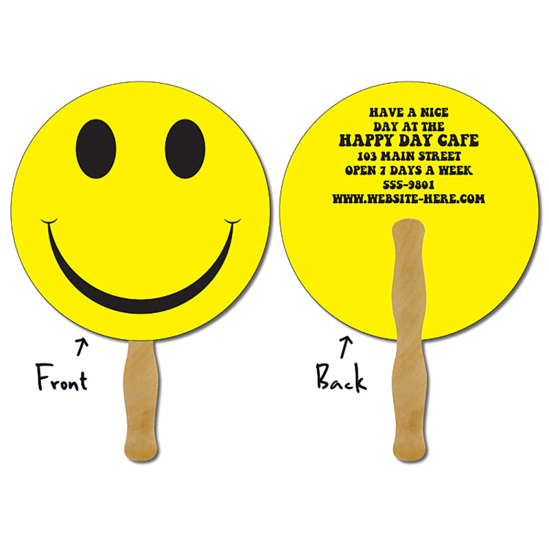 8" Circular Hand Fans