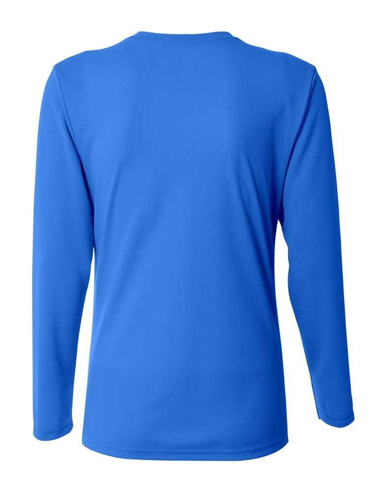 A4 NW3255 Ladies' Birds-Eye Mesh V-Neck T-Shirt