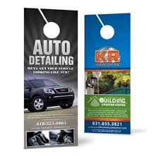 4.25" X 11" 16PT Door Hangers with AQ