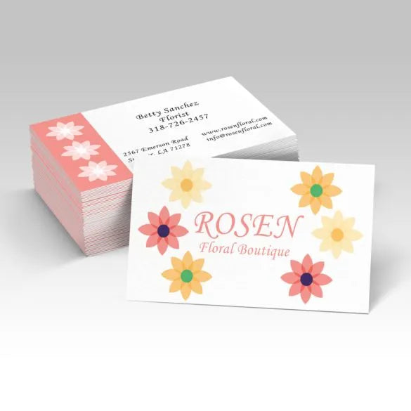 Basic Business Card 14 PT C2S 3" x 2.5" 4/4 Full Color