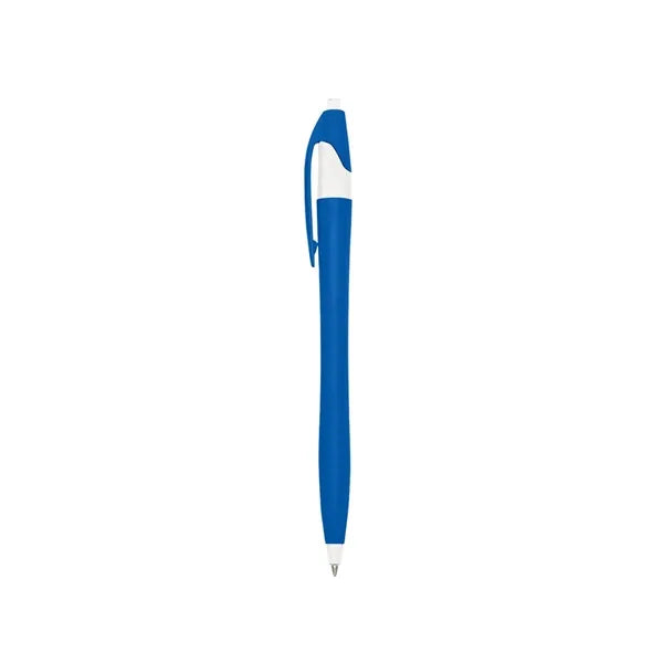 Blue With White Trim/Black Ink Dart Click Ballpoint Pen