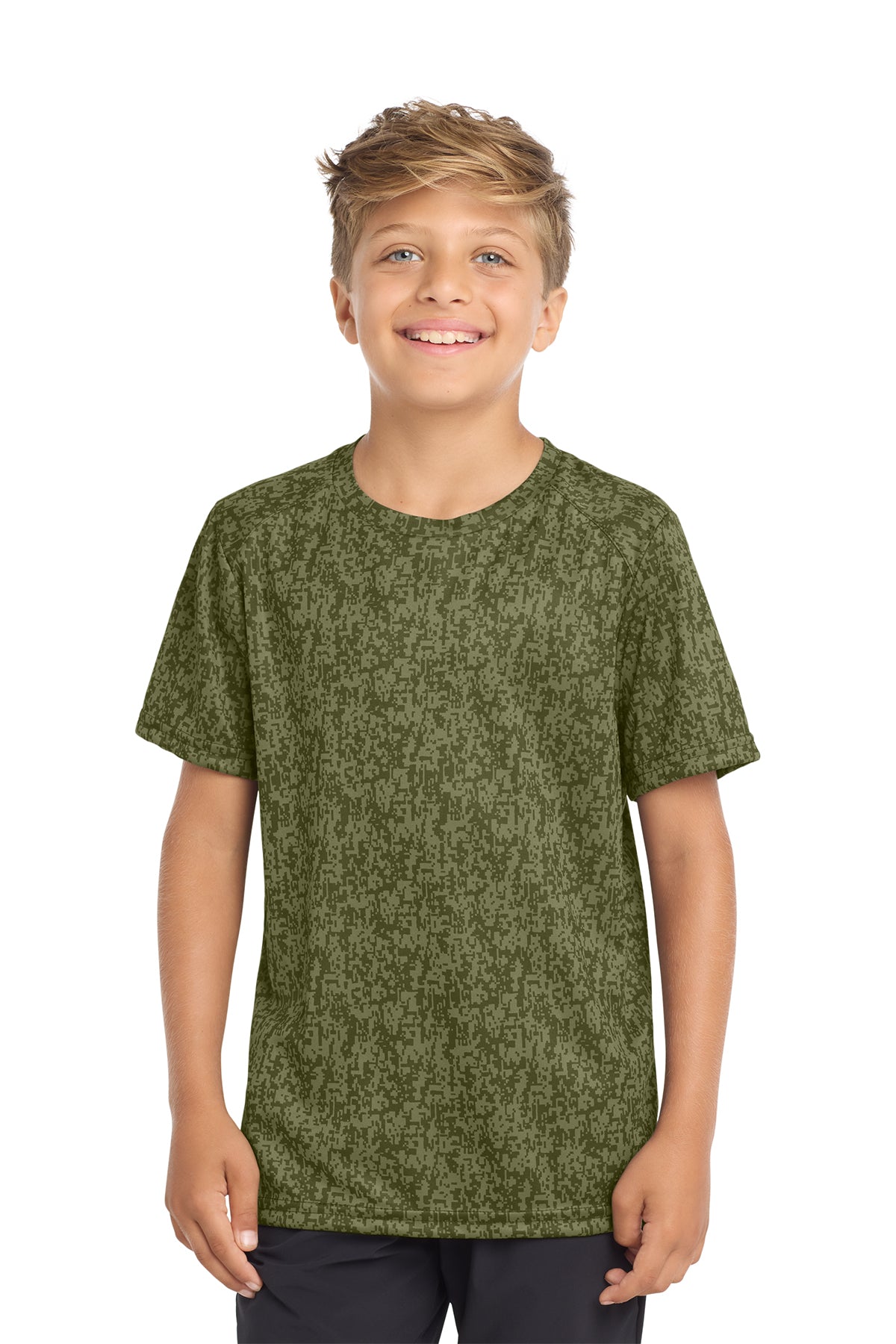 YST460 Sport-Tek® Youth Digi Camo Tee