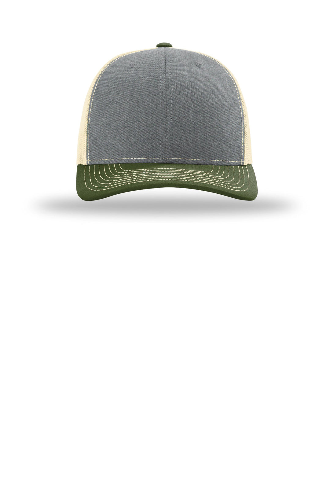 Richardson 112 Heather Grey/ Birch/ Army Olive front