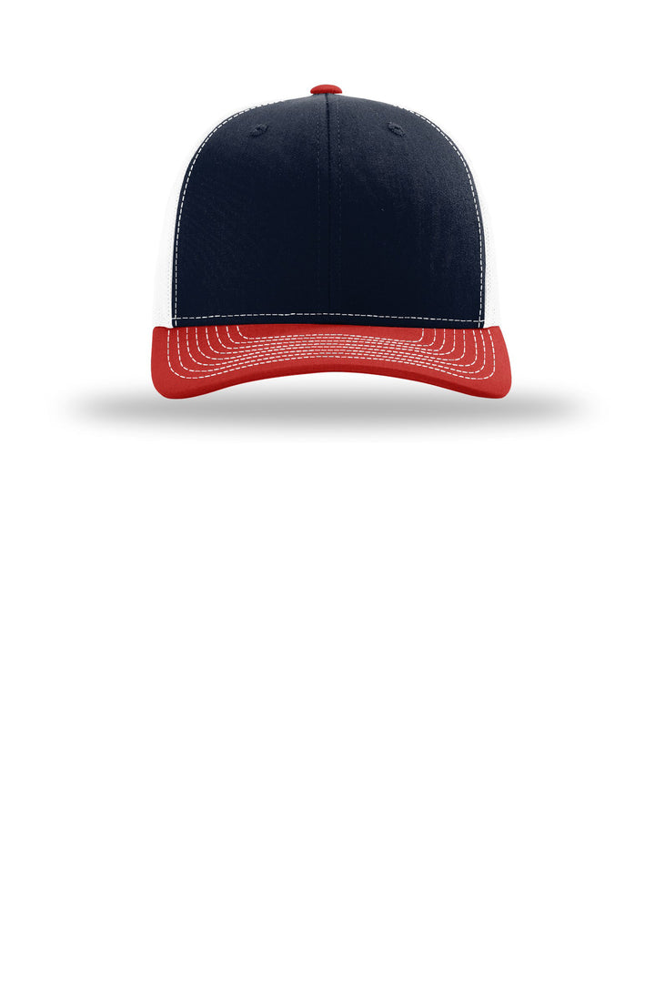 Richardson 112 Navy/ White/ Red front