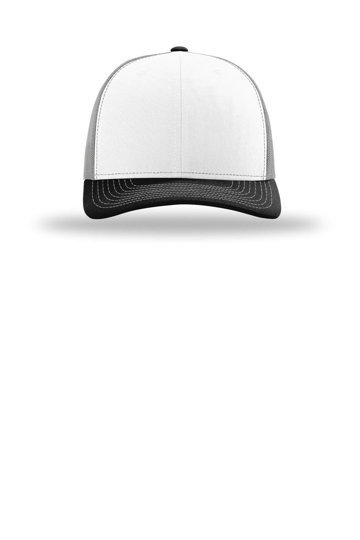 Richardson 112 White/ Aluminum/ Black front