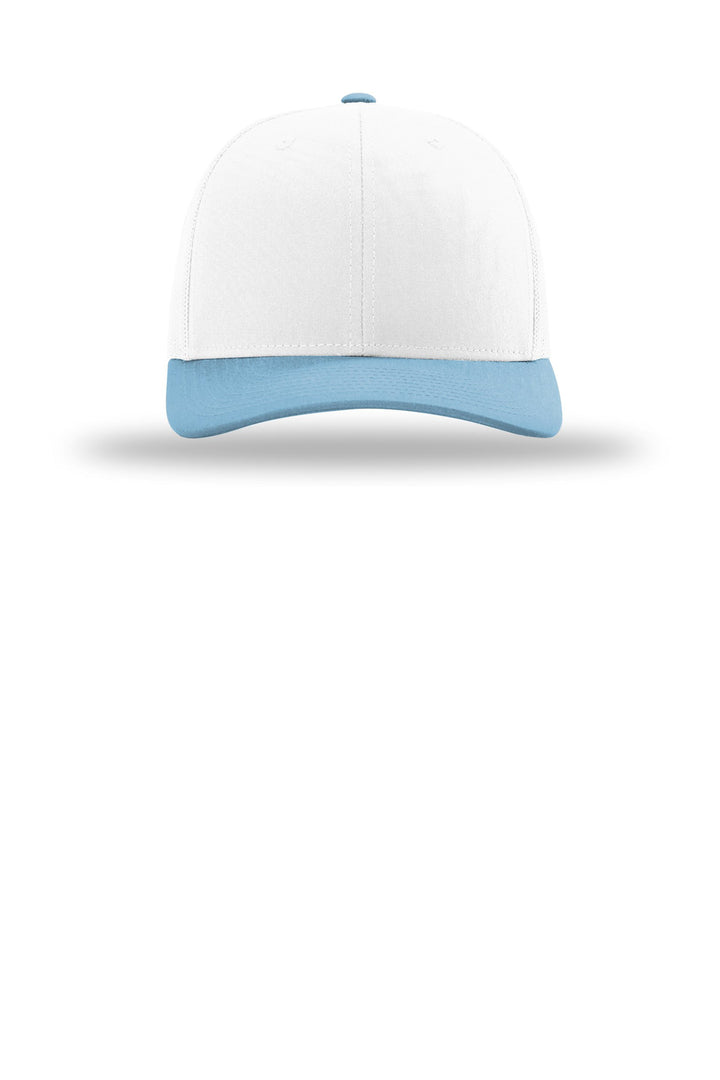 Richardson 112 White/ White/ Columbia Blue front