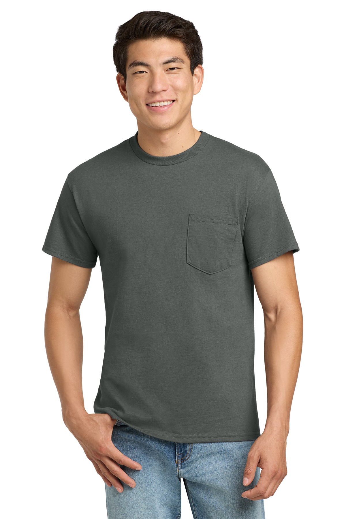 2300 Gildan® Ultra Cotton® 100% US Cotton T-Shirt with Pocket