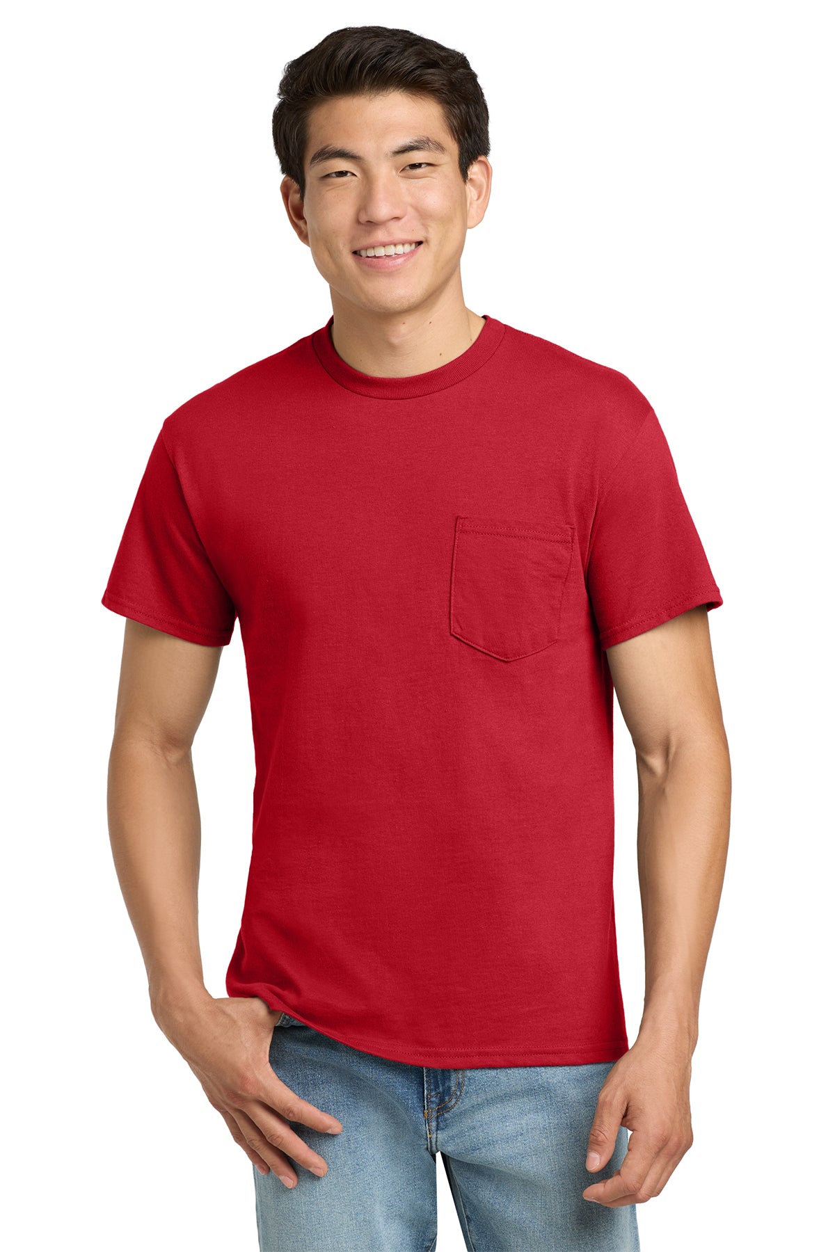 2300 Gildan® Ultra Cotton® 100% US Cotton T-Shirt with Pocket
