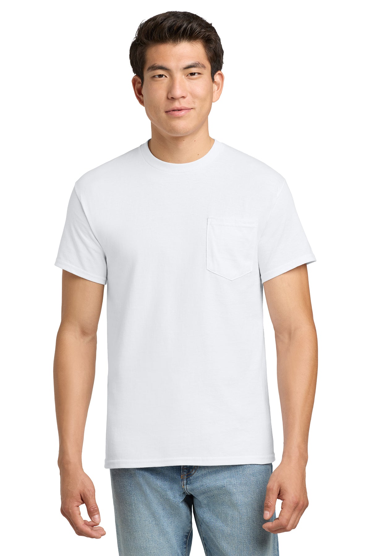 2300 Gildan® Ultra Cotton® 100% US Cotton T-Shirt with Pocket