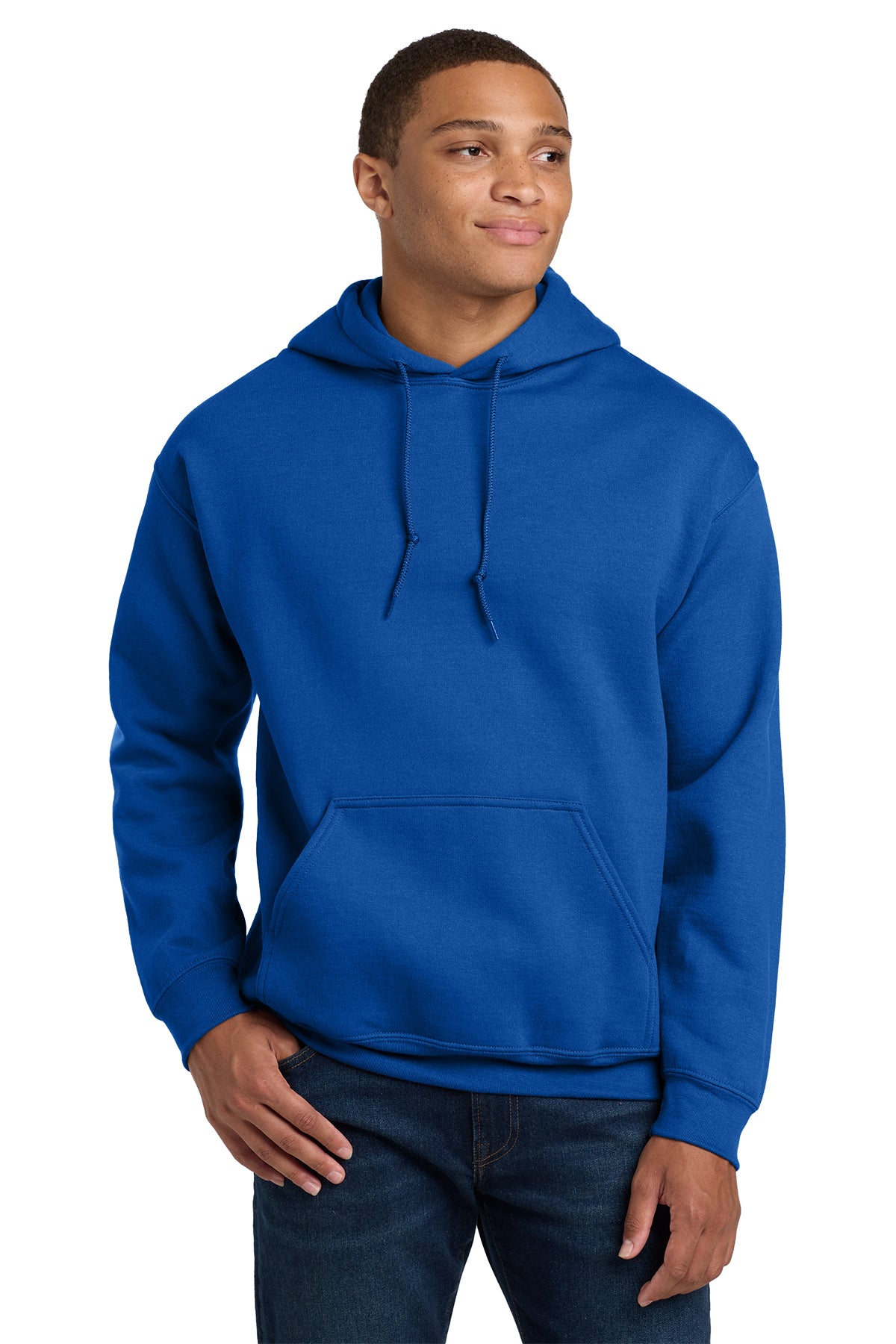 A) Gildan G185 Adult Heavy Blend™ 8 oz., 50/50 Hooded Sweatshirt More Colors