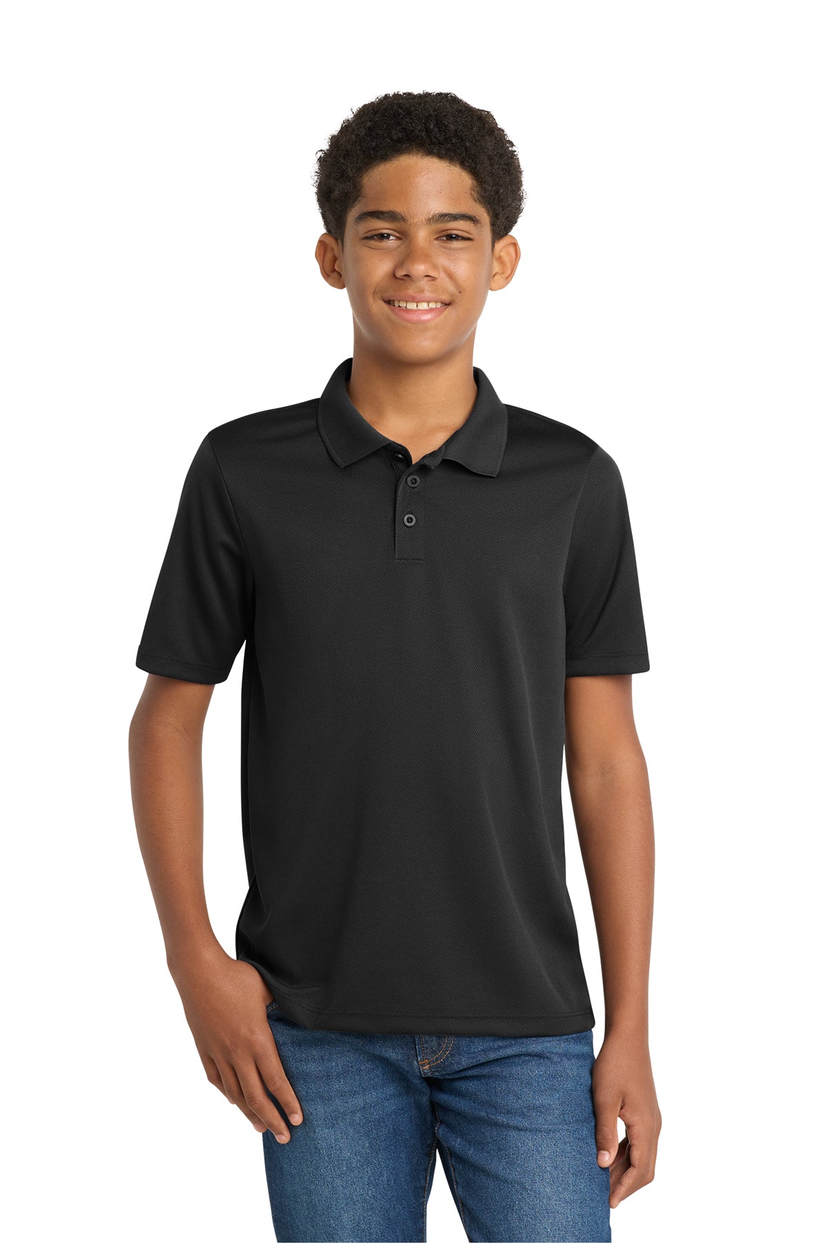 YST640  Sport-Tek® Youth PosiCharge® RacerMesh® Polo (Copy)