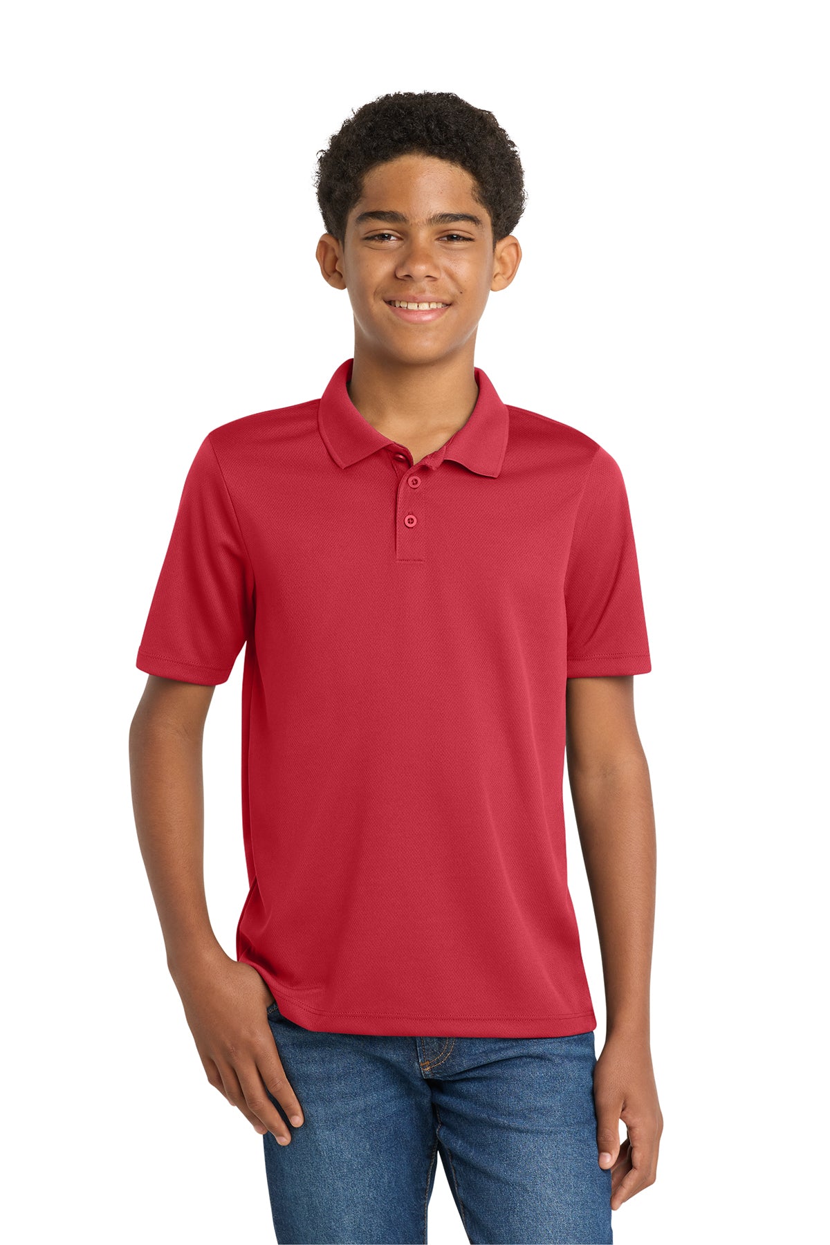 YST640  Sport-Tek® Youth PosiCharge® RacerMesh® Polo (Copy)