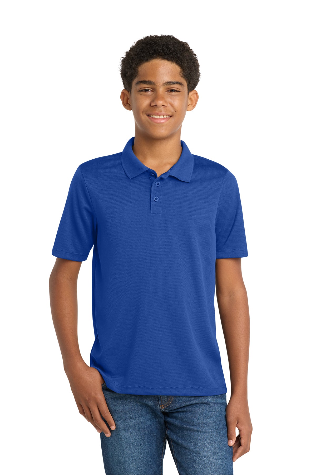 YST640  Sport-Tek® Youth PosiCharge® RacerMesh® Polo (Copy)
