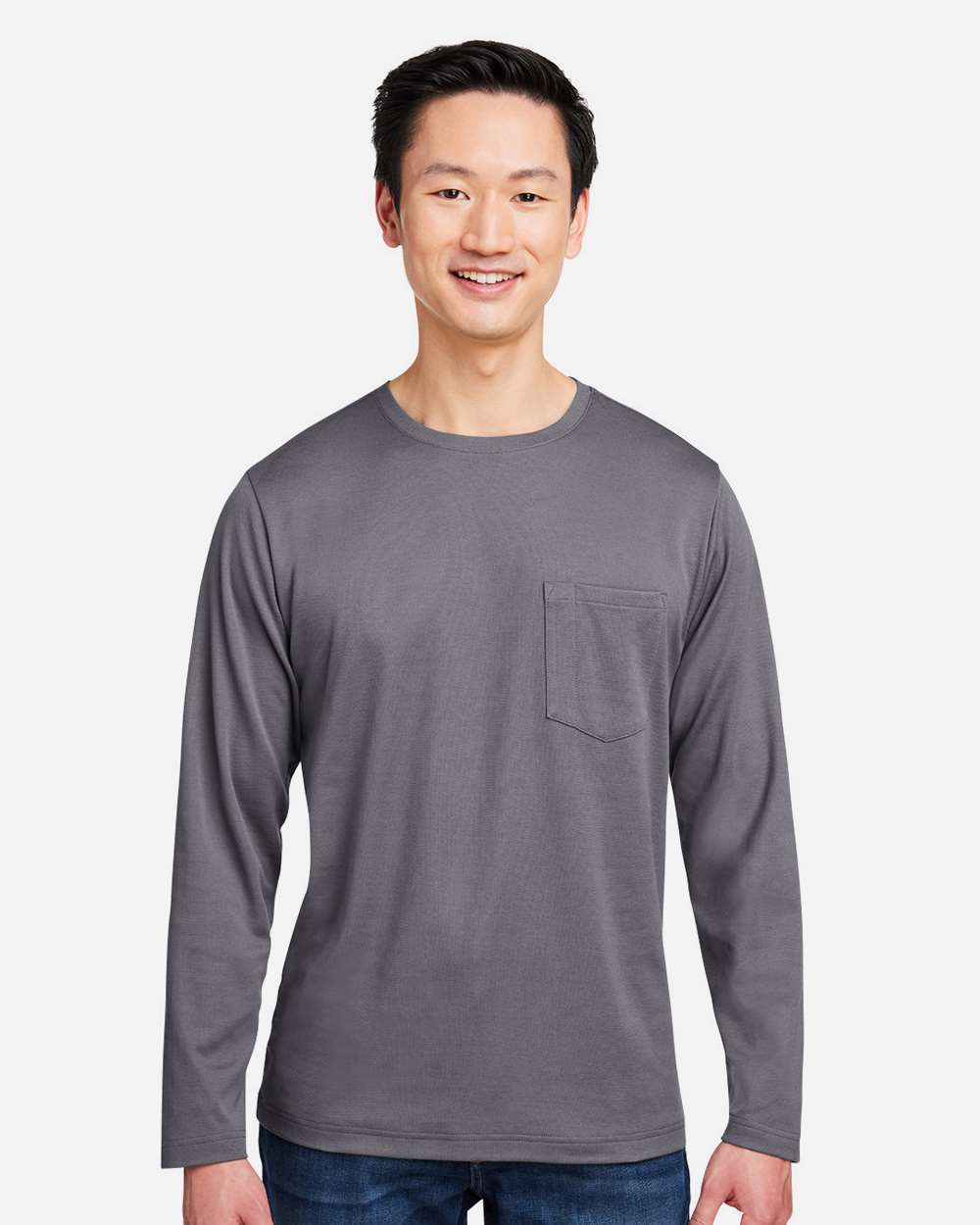 Harriton Unisex Charge Snag and Soil Protect Long Sleeve T-Shirt - M118L