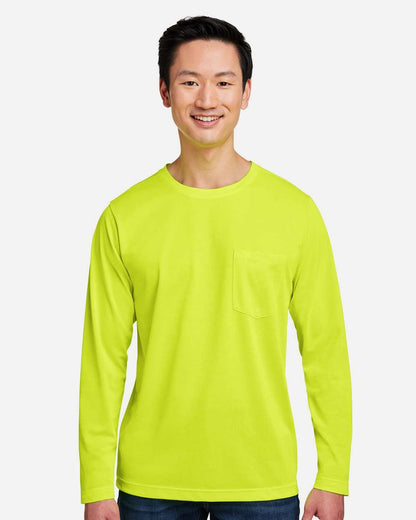 Harriton Unisex Charge Snag and Soil Protect Long Sleeve T-Shirt - M118L