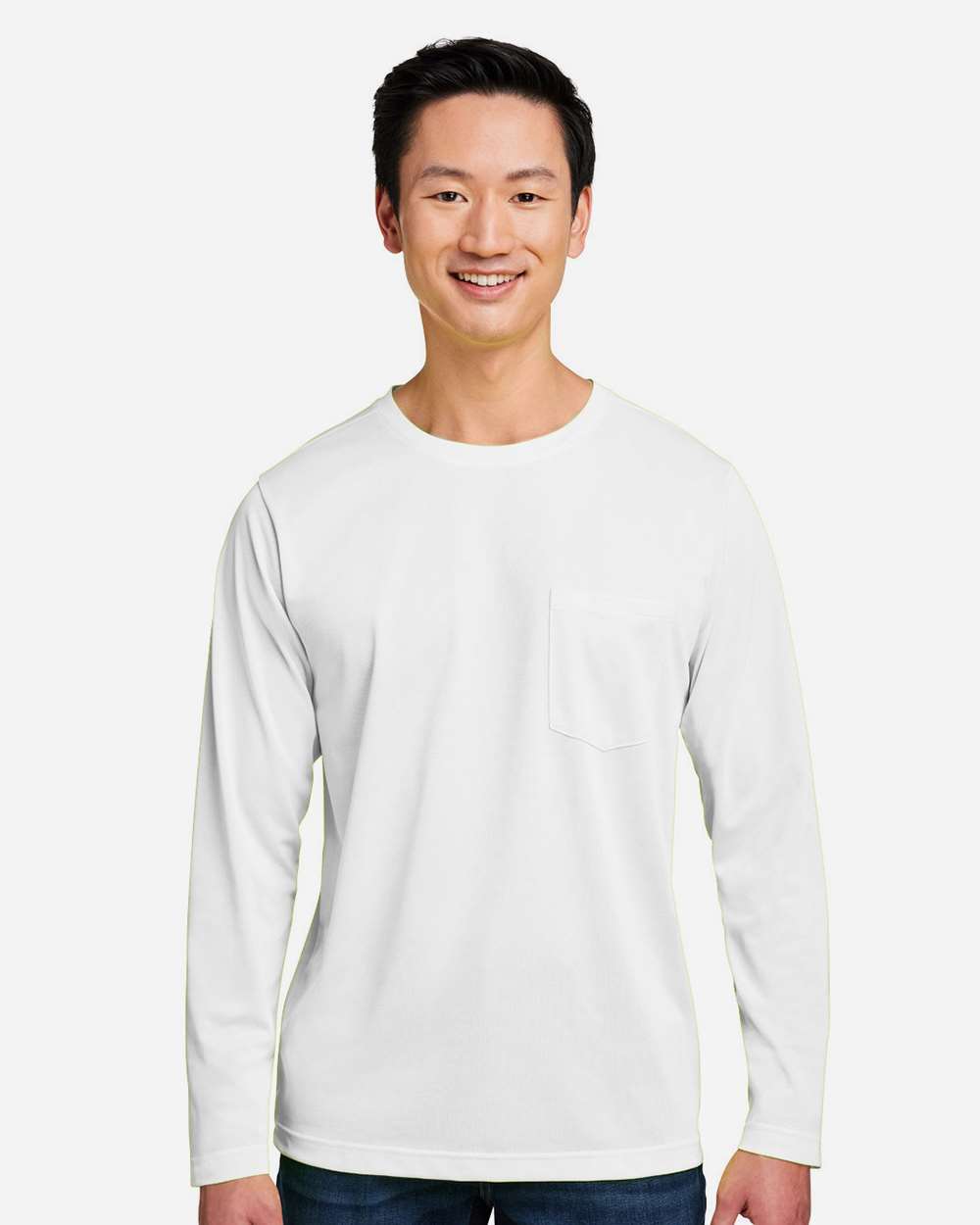 Harriton Unisex Charge Snag and Soil Protect Long Sleeve T-Shirt - M118L
