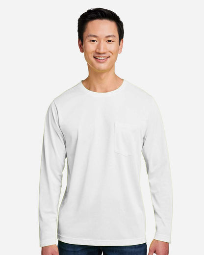 Harriton Unisex Charge Snag and Soil Protect Long Sleeve T-Shirt - M118L