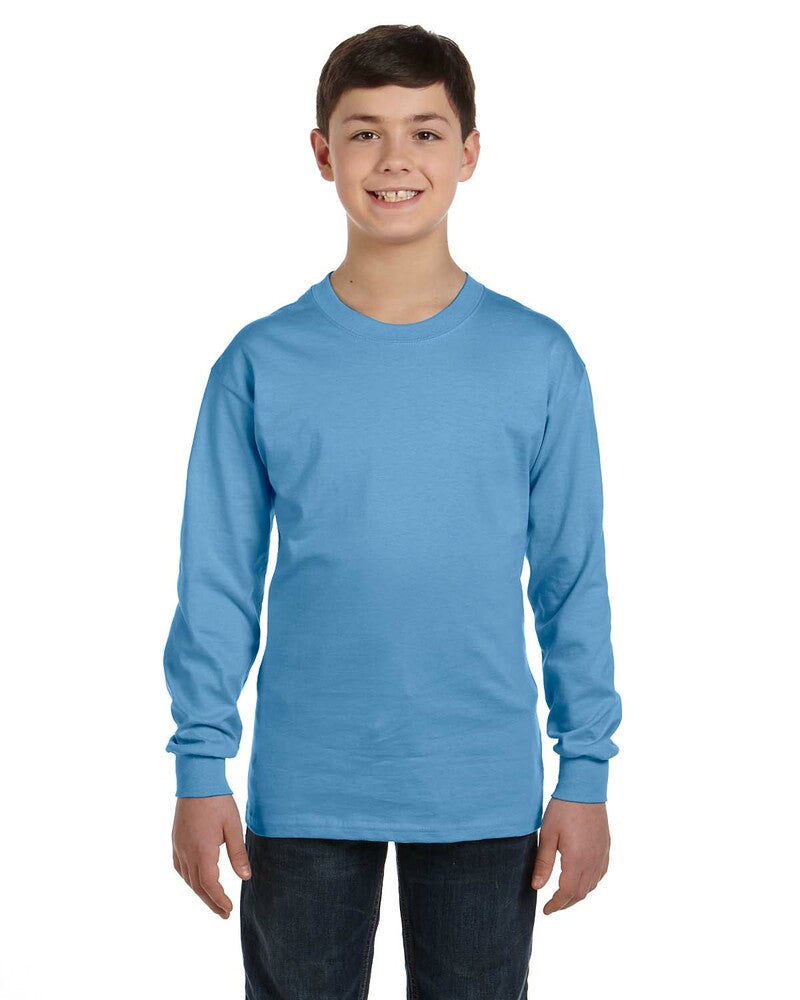 Gildan G540B Youth Heavy Cotton ™ 100% Cotton Long Sleeve T-Shirt