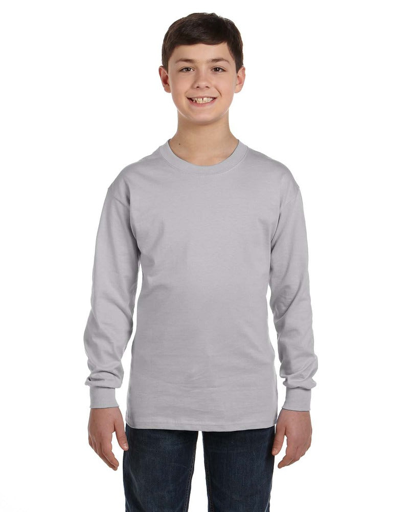 Gildan G540B Youth Heavy Cotton ™ 100% Cotton Long Sleeve T-Shirt