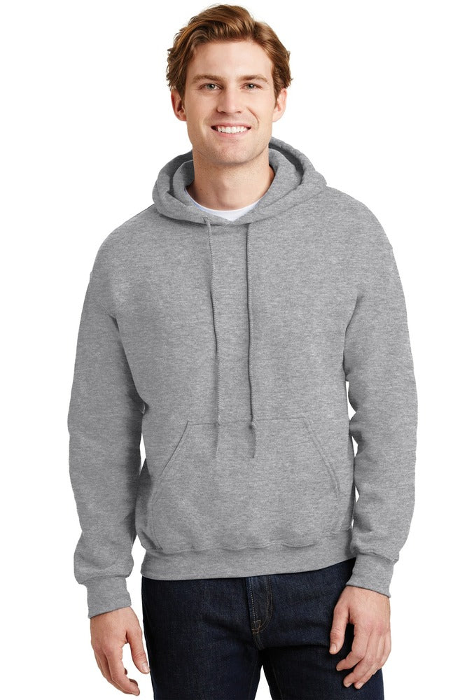 A) Gildan G185 Adult Heavy Blend™ 8 oz., 50/50 Hooded Sweatshirt