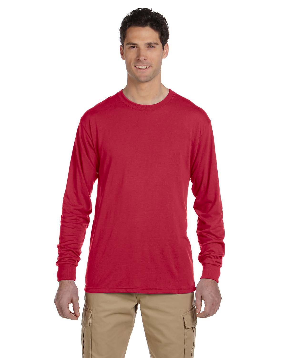 Jerzees 21ML Adult 5.3 oz. DRI-POWER® SPORT Long-Sleeve T-Shirt