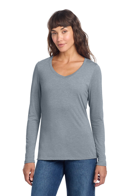 DT135 District® Women’s Perfect Tri® Long Sleeve V-Neck Tee