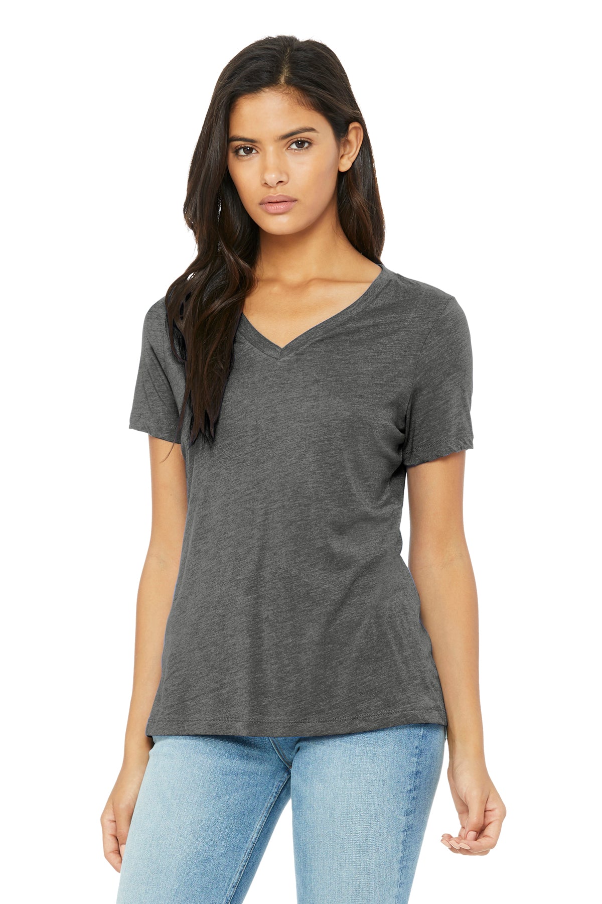 BC6415  BELLA+CANVAS® Women’s Relaxed Triblend V-Neck Tee