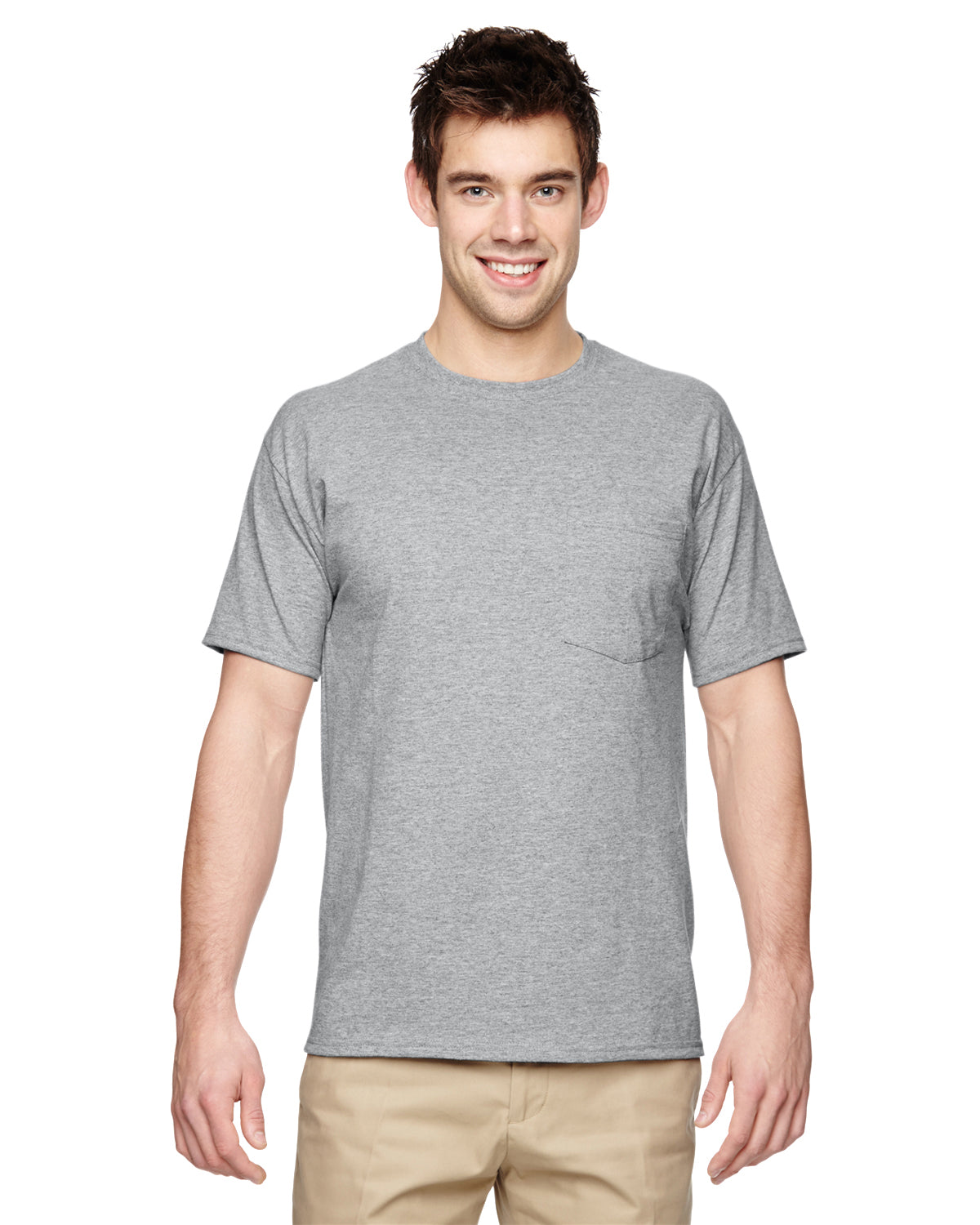 Jerzees 29P Dri-Power ® 50/50 Cotton/Poly Pocket T-Shirt