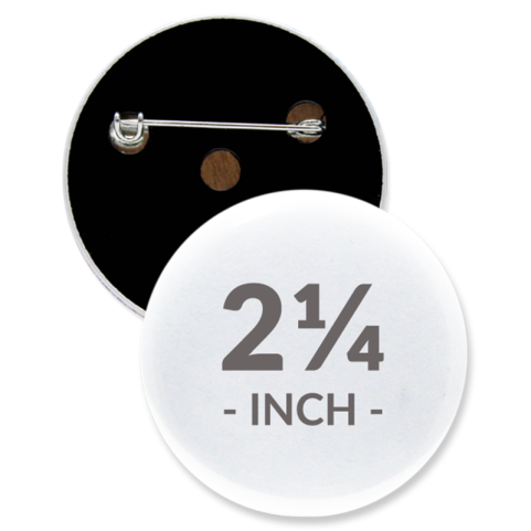 2 1/4" Custom Round Pin Button