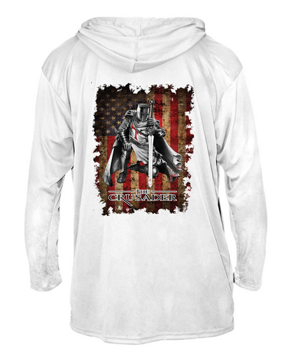 Crusader Badger 4105 - Long-Sleeve Performance Hooded Tee