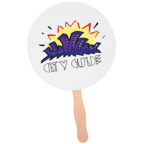 Expedited Hand Fans 8" Round
