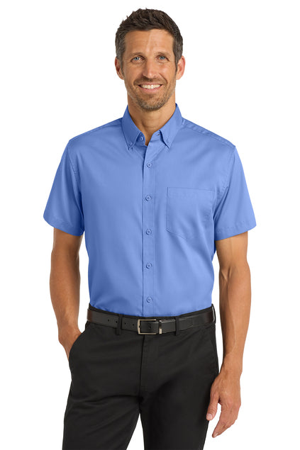 S664  Port Authority® Short Sleeve SuperPro™ Twill Shirt