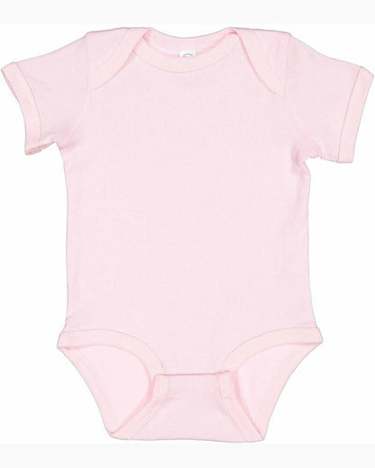 Rabbit Skins 4400 Infant Baby Rib Bodysuit (onesie)