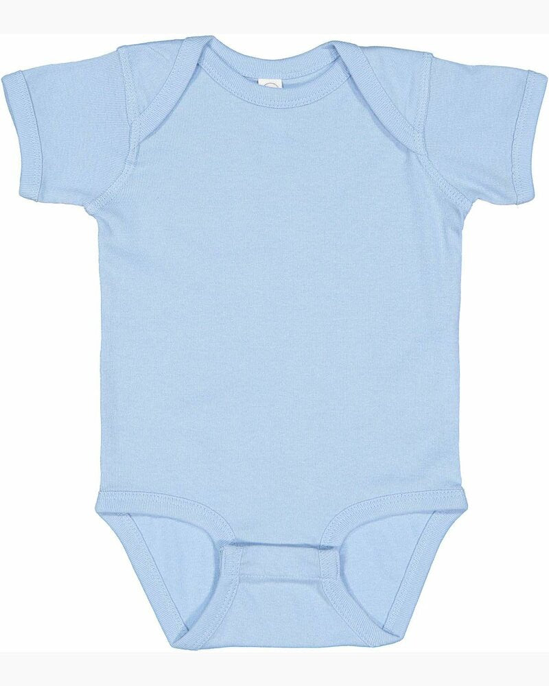 Rabbit Skins 4400 Infant Baby Rib Bodysuit