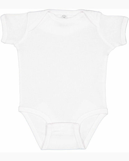 Rabbit Skins 4400 Infant Baby Rib Bodysuit (onesie)