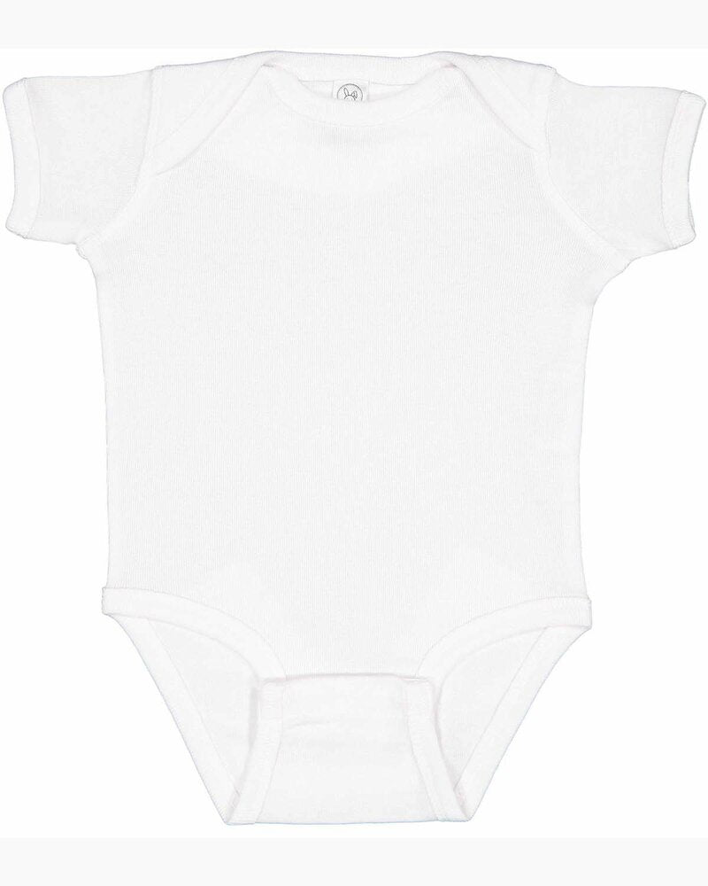 Rabbit Skins 4400 Infant Baby Rib Bodysuit