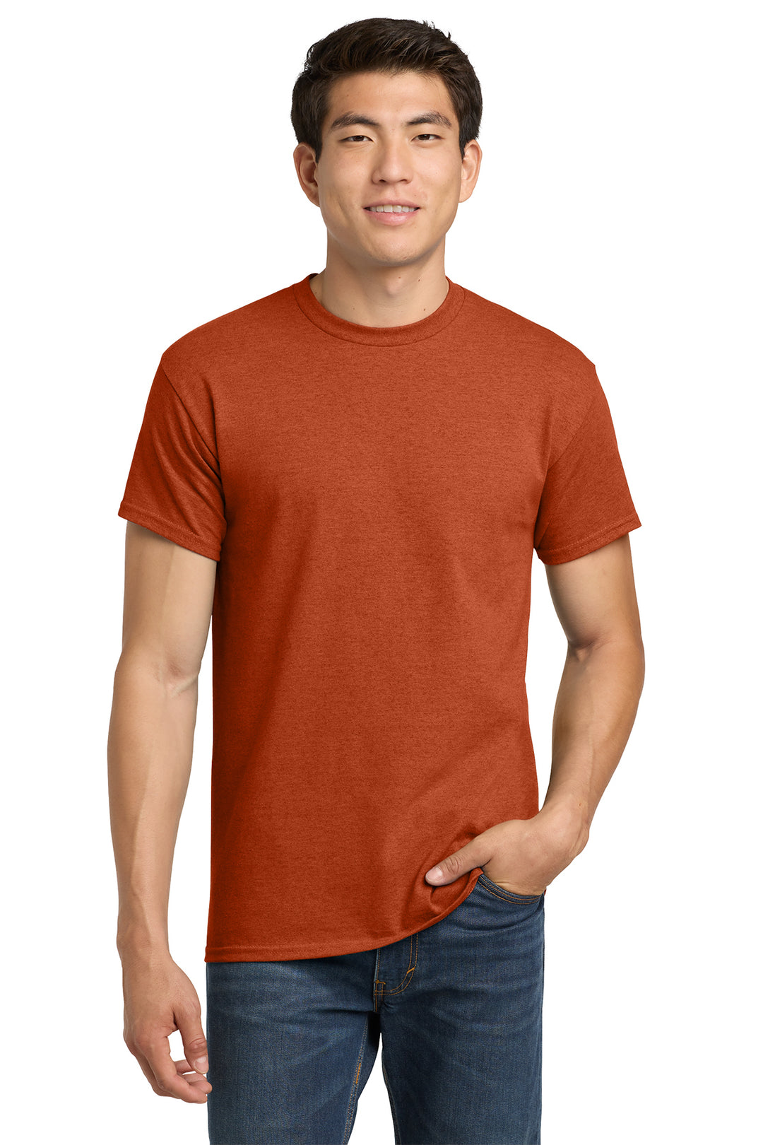 5000 Gildan Heavy Cotton T-Shirt - Antique Orange