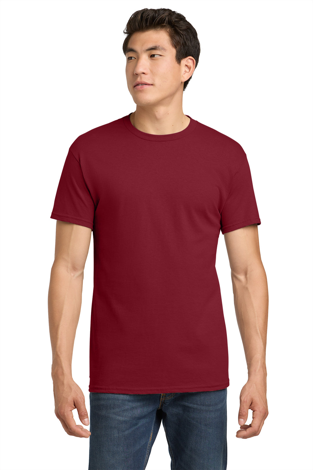 5000 Gildan Heavy Cotton T-Shirt - Cardinal Red