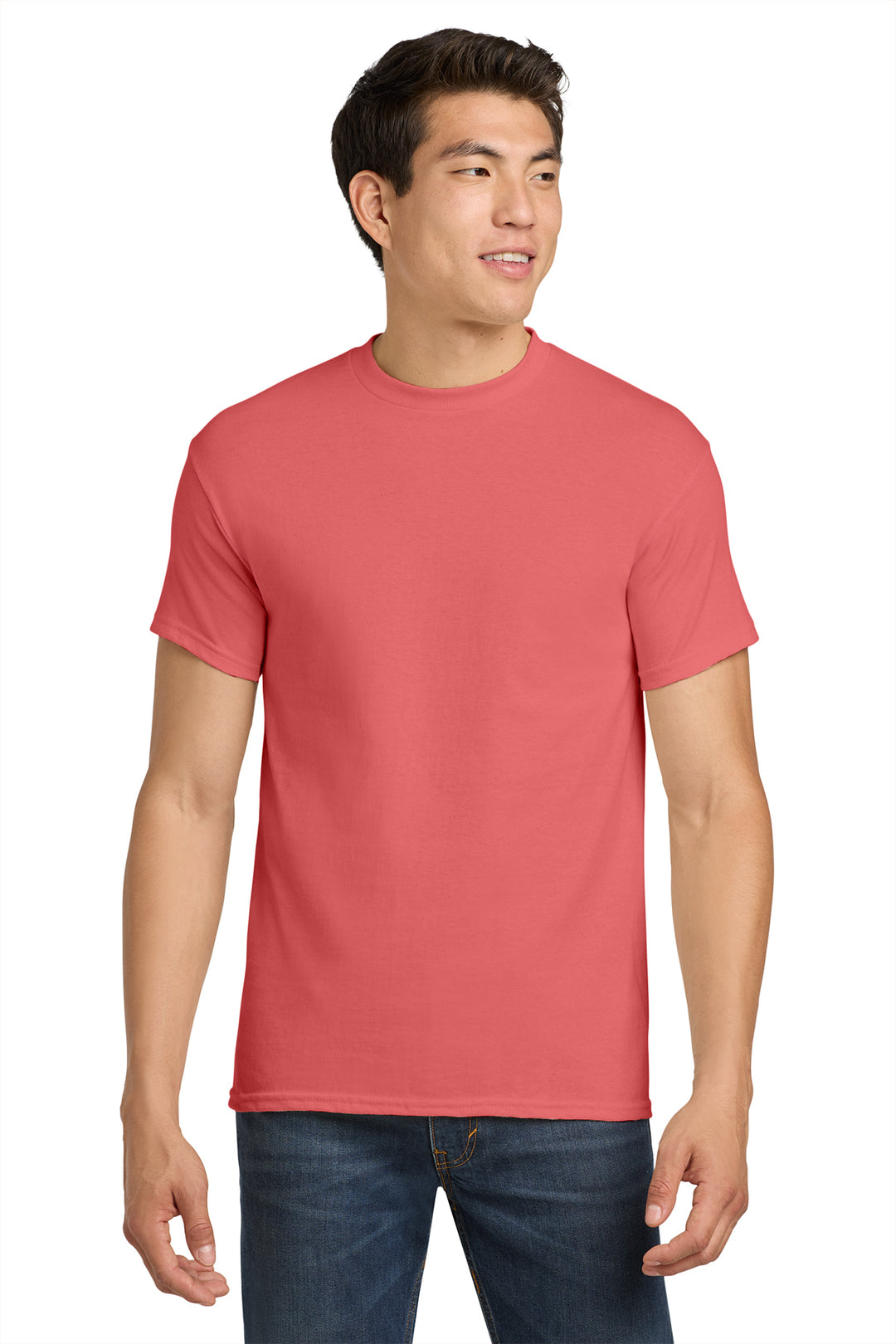5000 Gildan Heavy Cotton T-Shirt - Coral Silk