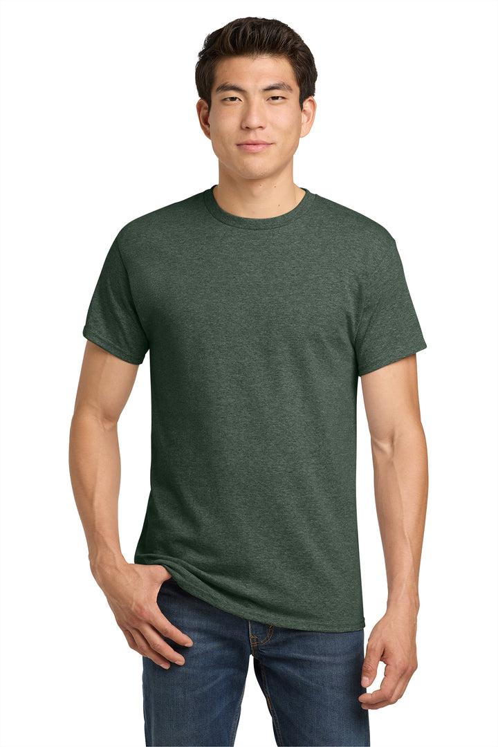 5000 Gildan Heavy Cotton T-Shirt - Heather Military Green