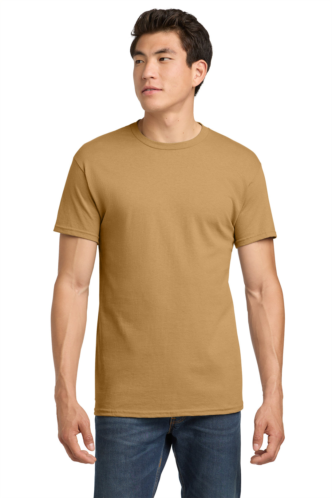 5000 Gildan Heavy Cotton T-Shirt - Old Gold