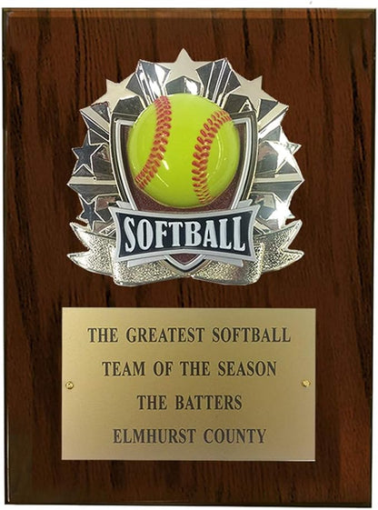 8"x10" Sport Plaque Award