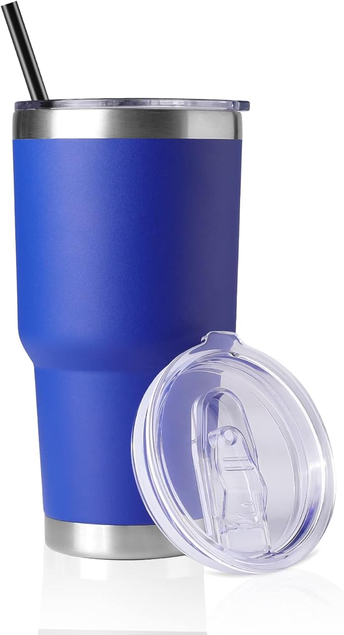 30 oz Tumbler with Lid and Straw