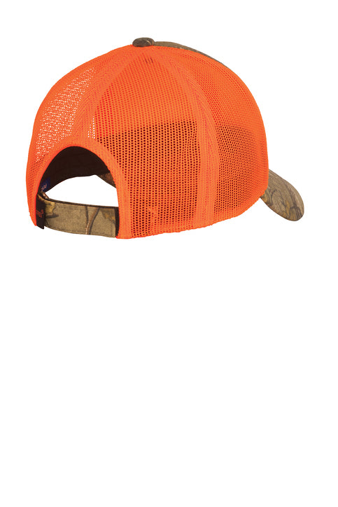 C930 Port Authority® Structured Camouflage Mesh Back Cap