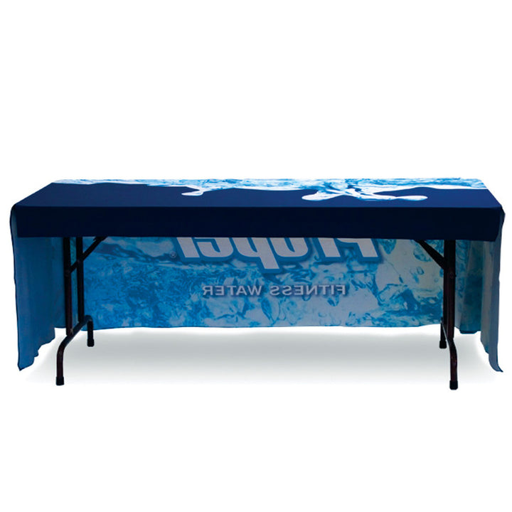 6 ft. Custom Table Cover – Open Back