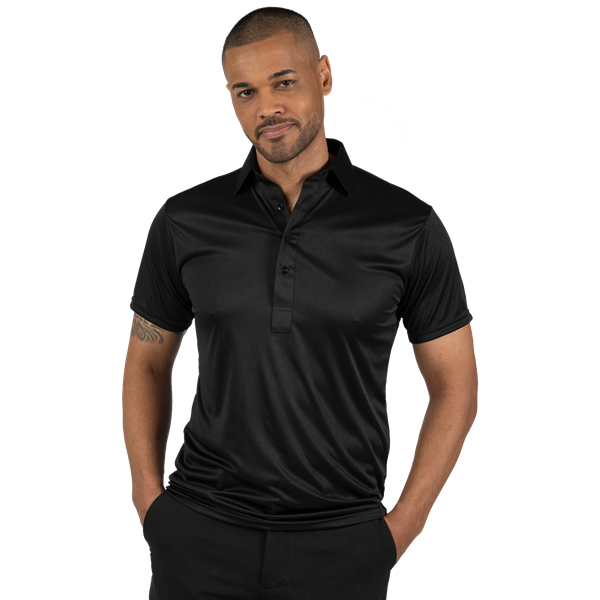 Blue Generation BG7007 Mens Bonded Collar Dress Polo