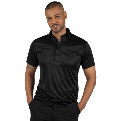 Blue Generation BG7007 Mens Bonded Collar Dress Polo