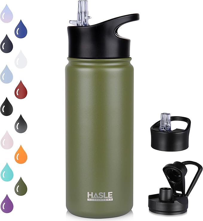 Insulated Water Bottle 16 oz Double Wall Vacuum Stainless Steel Water Bottle with UV Imprint