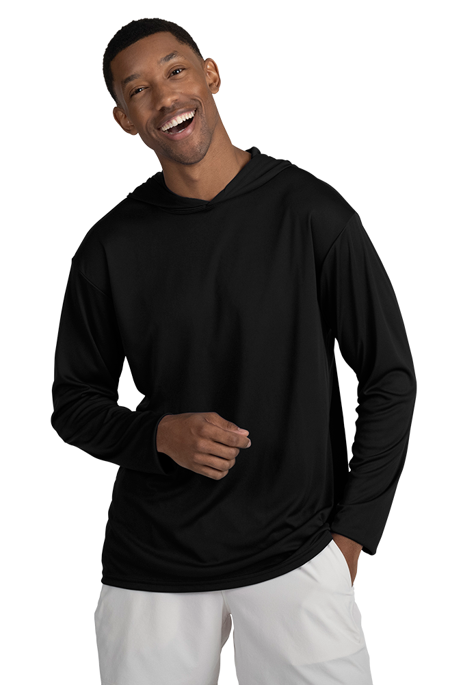 BG7310 Adult Long Sleeve Hooded Tee