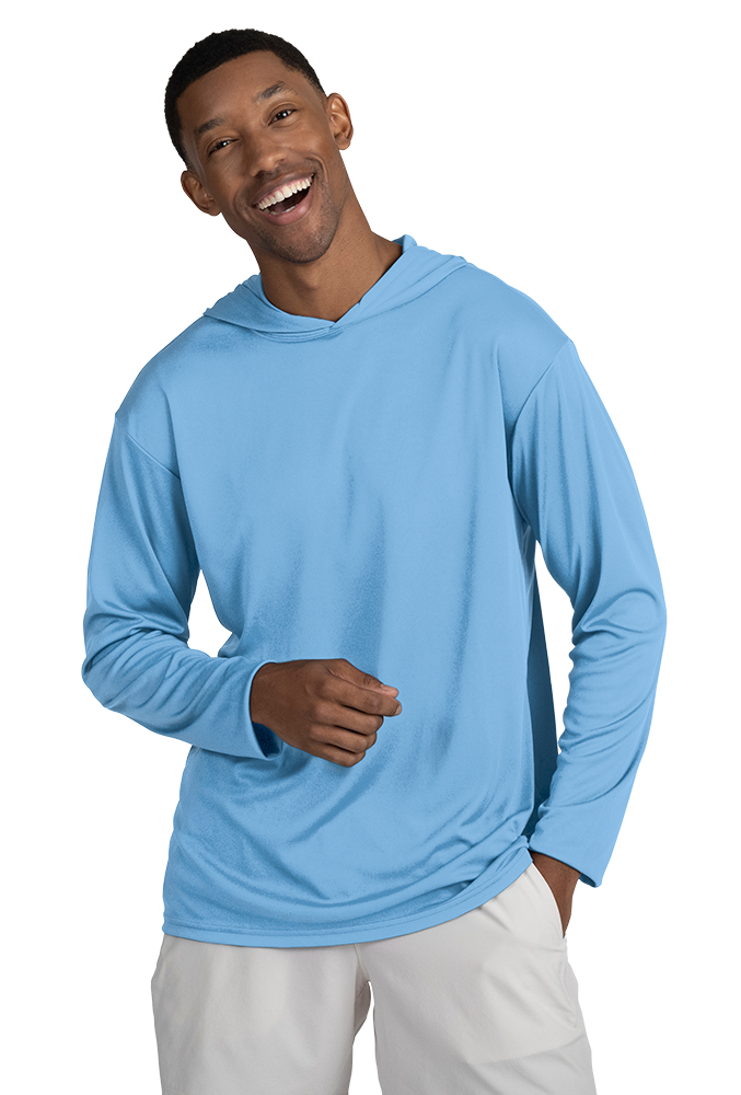 BG7310 Adult Long Sleeve Hooded Tee